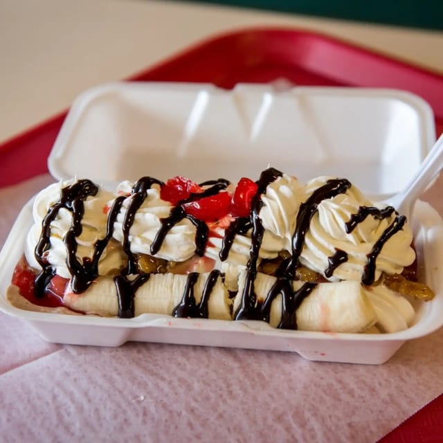 Banana Split ~ Soft Ice Cream.
